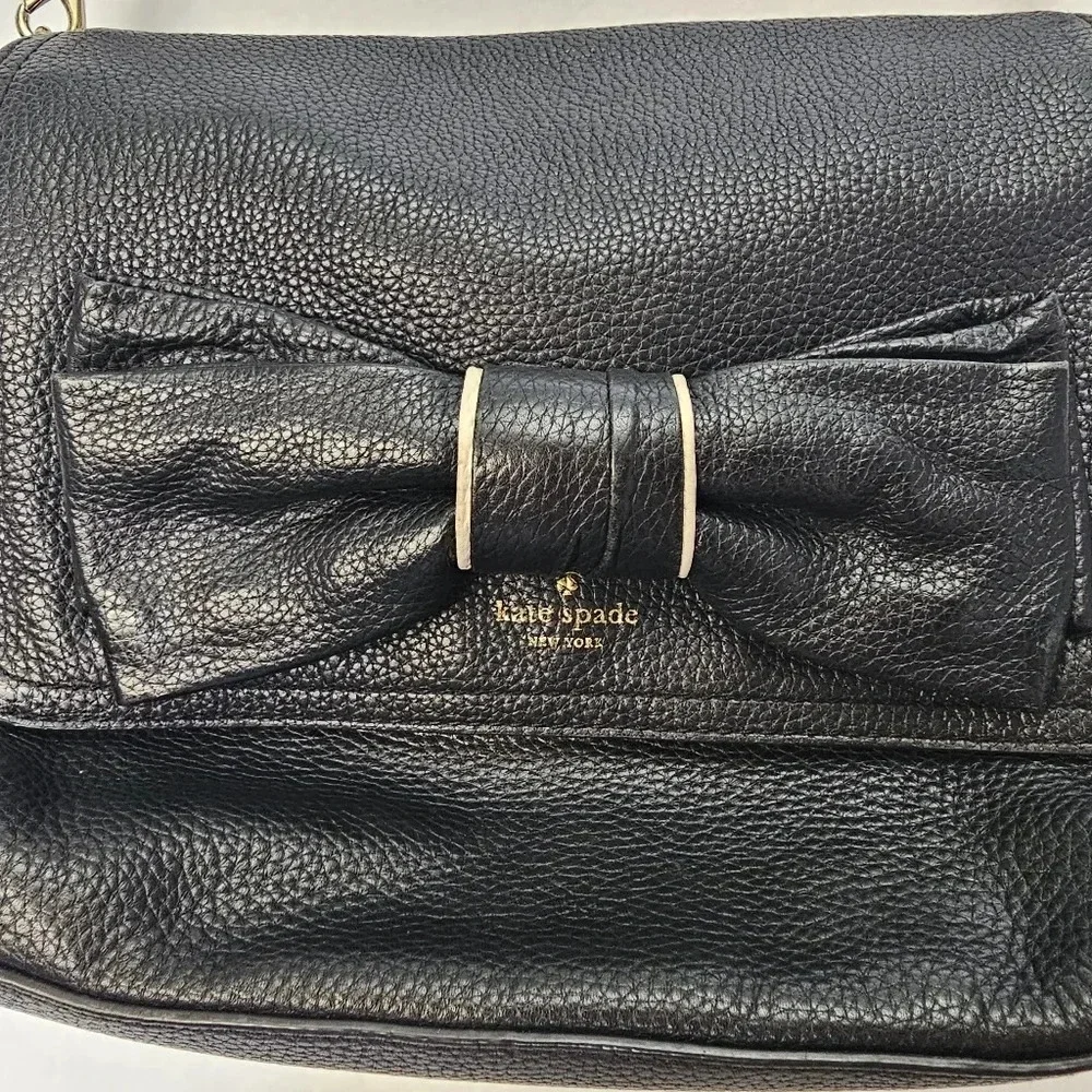Kate Spade Black Bowtie crossbody‎